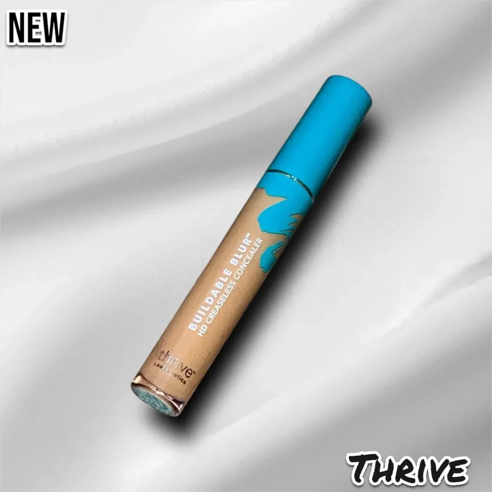 New No Box Thrive Buildable Blur HD Creaseless Concealer Makeup - Rich Tan